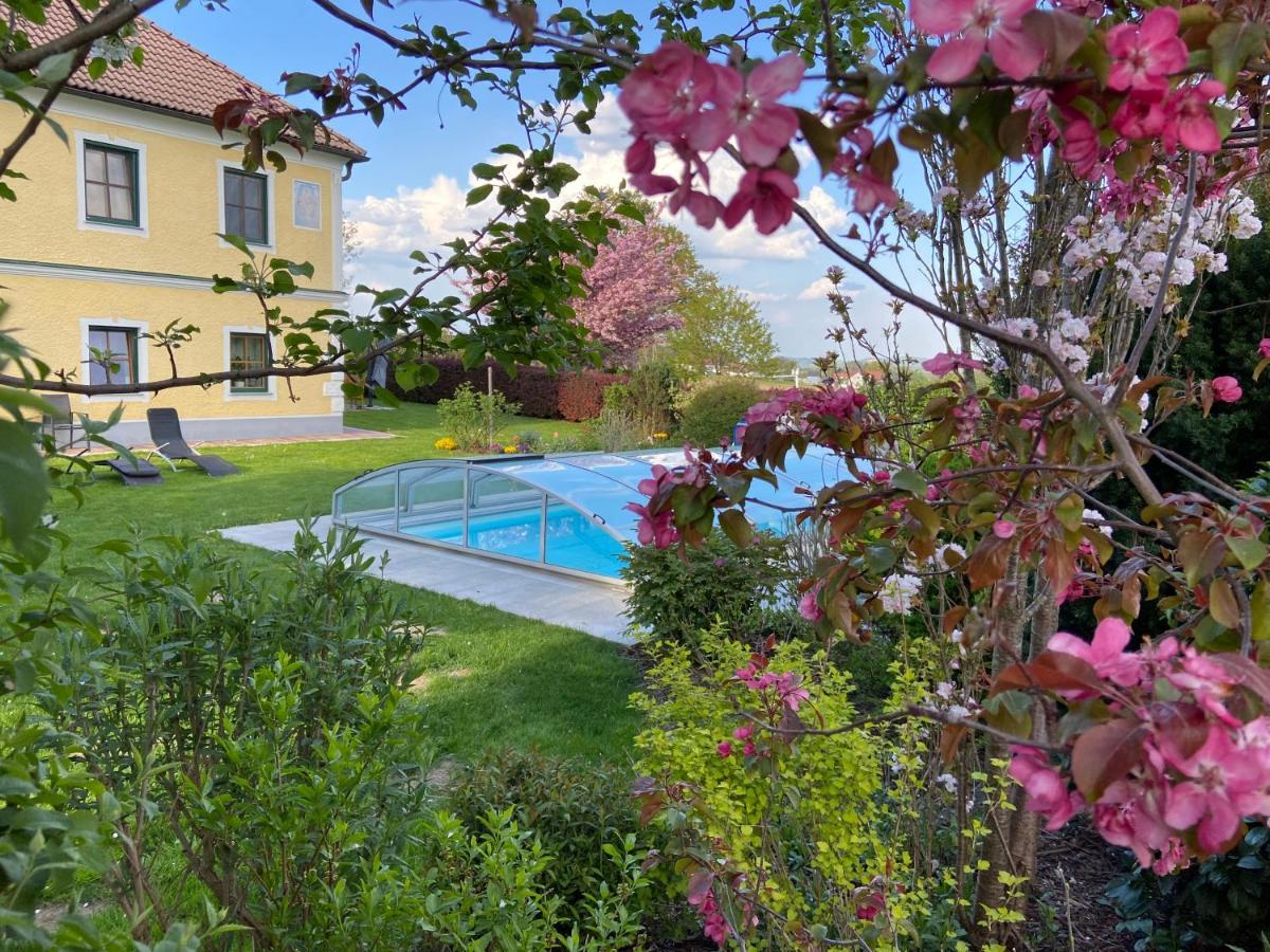 Familienbauernhof Strassbauer Villa Steinakirchen Am Forst Buitenkant foto